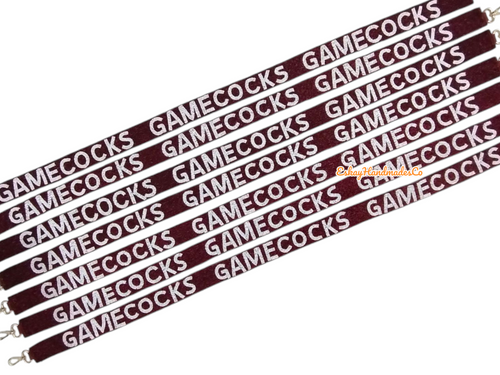 Beaded Game Day Strap – Gamecocks | Handmade