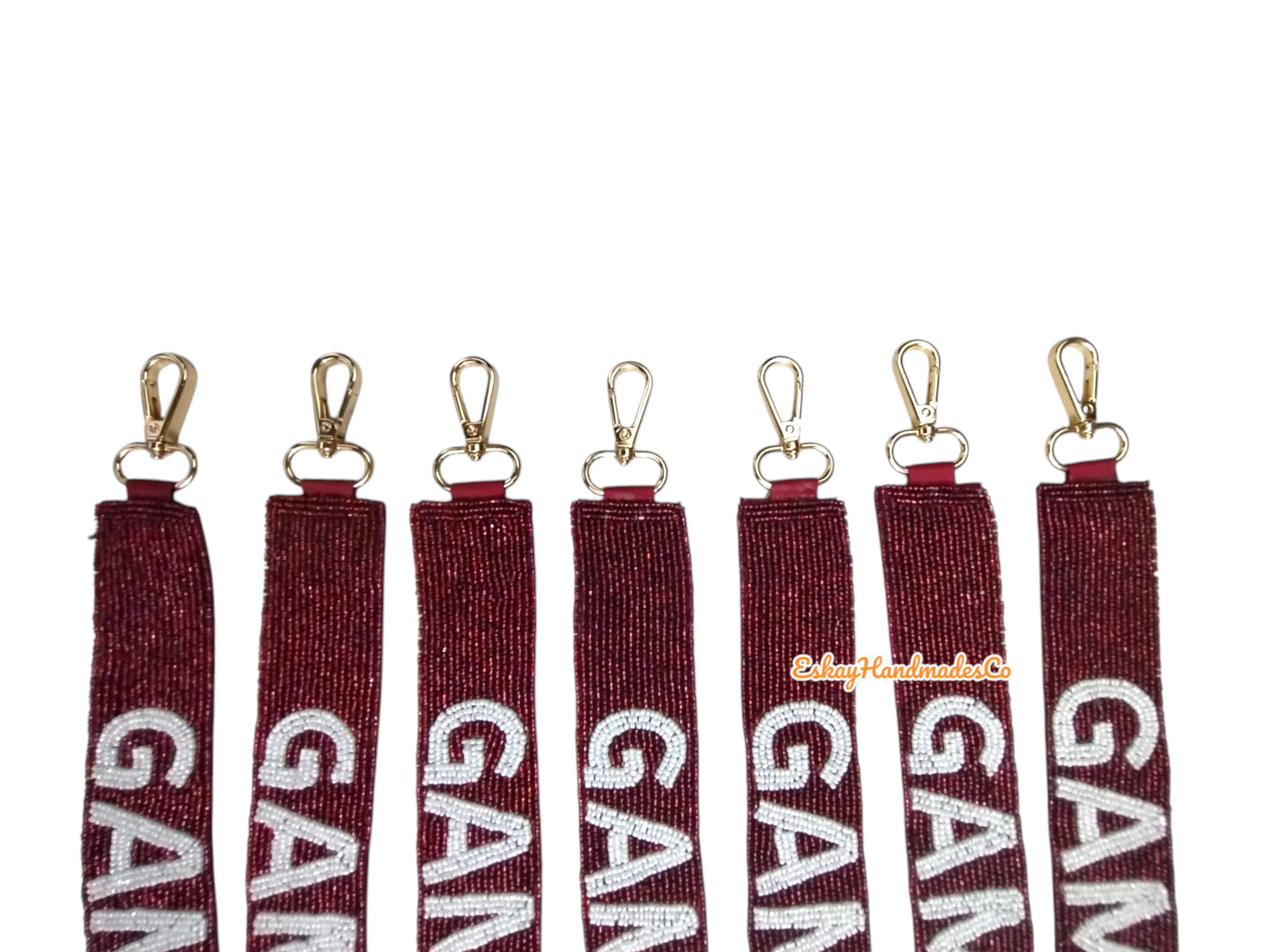 Beaded Game Day Strap – Gamecocks | Handmade