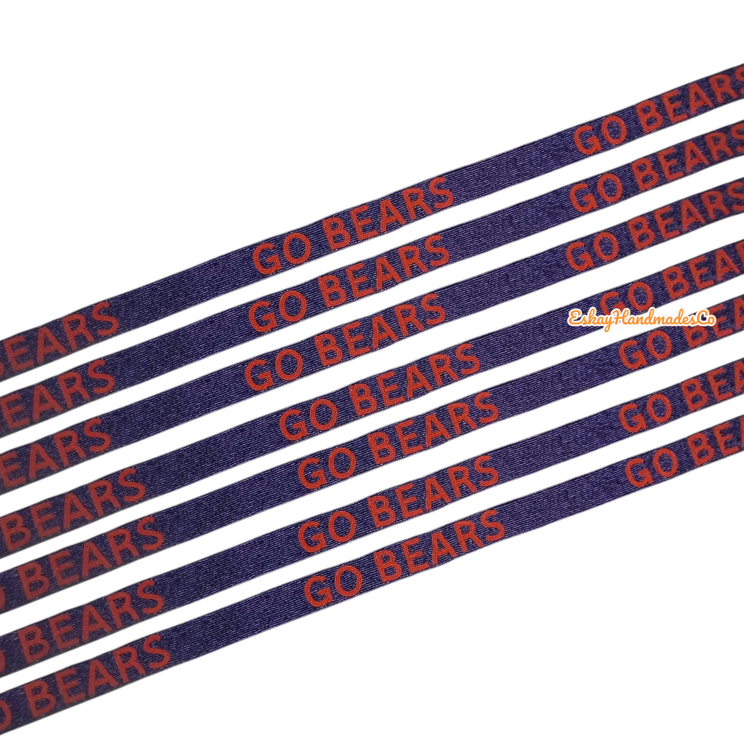 Beaded Game Day Strap – Go Bears | Handmade